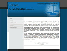 Tablet Screenshot of holstenassoc.com